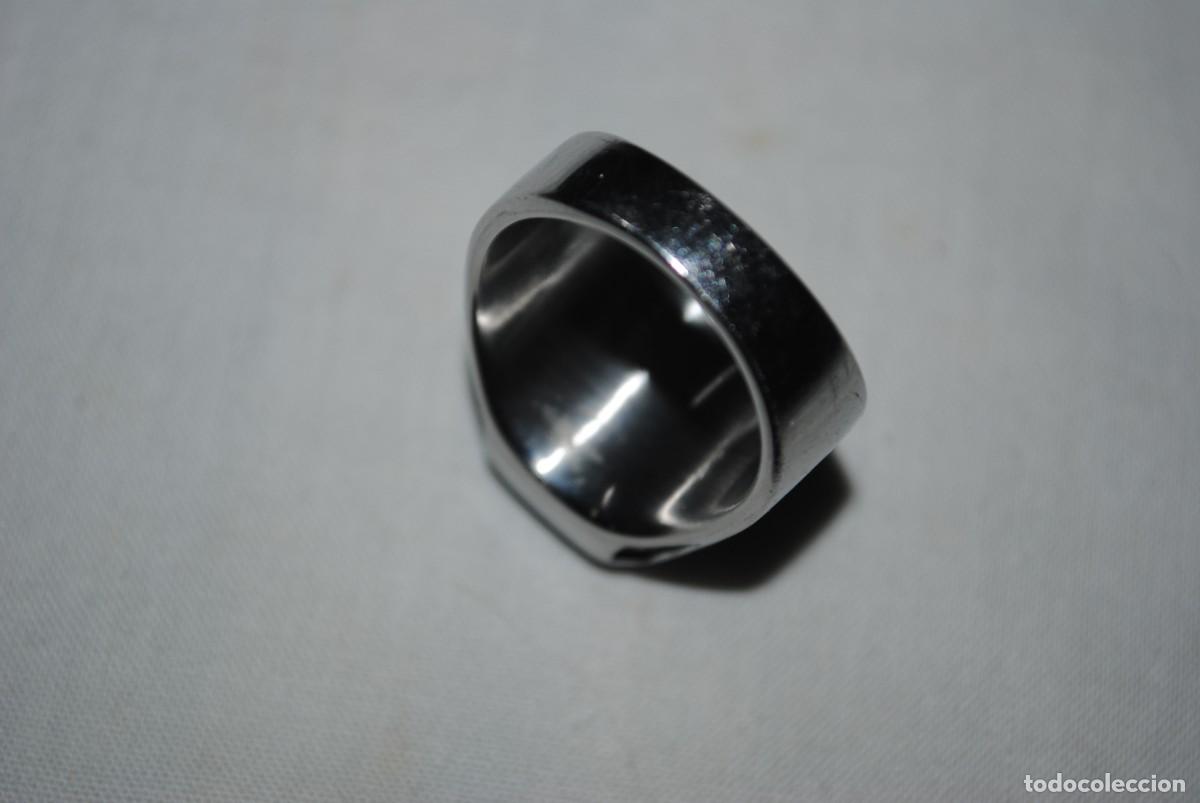 Joyeria: ANILLO DE ACERO CON PERLA AZUL MARINO - Foto 4
