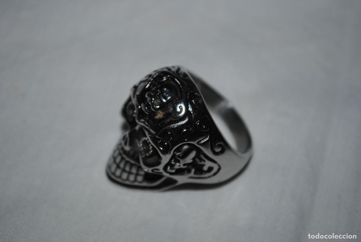 Joyeria: ANILLO DE ACERO EN FORMA DE CALAVERA - Foto 4