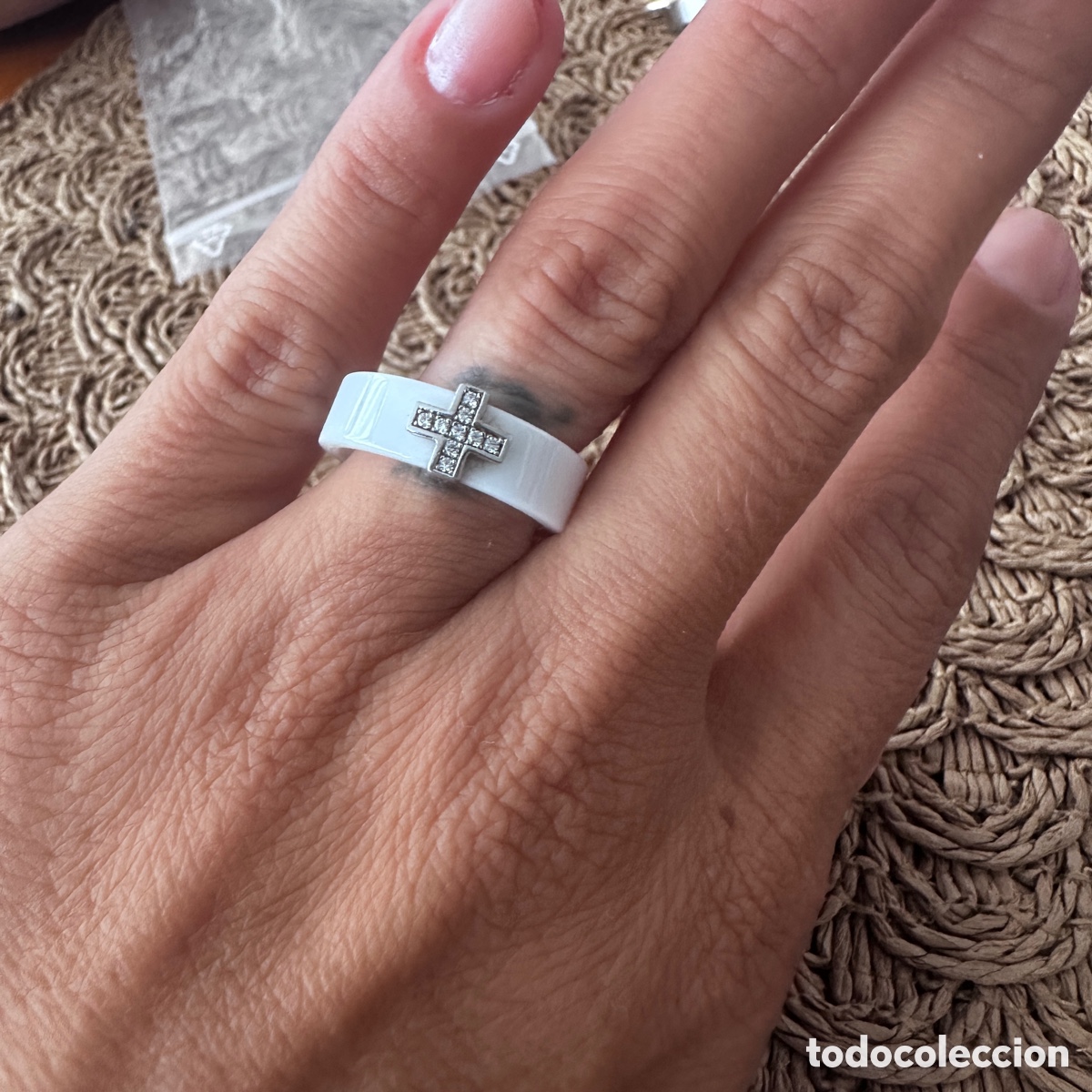 Joyeria: Anillo Swarovski ceramica - Foto 2