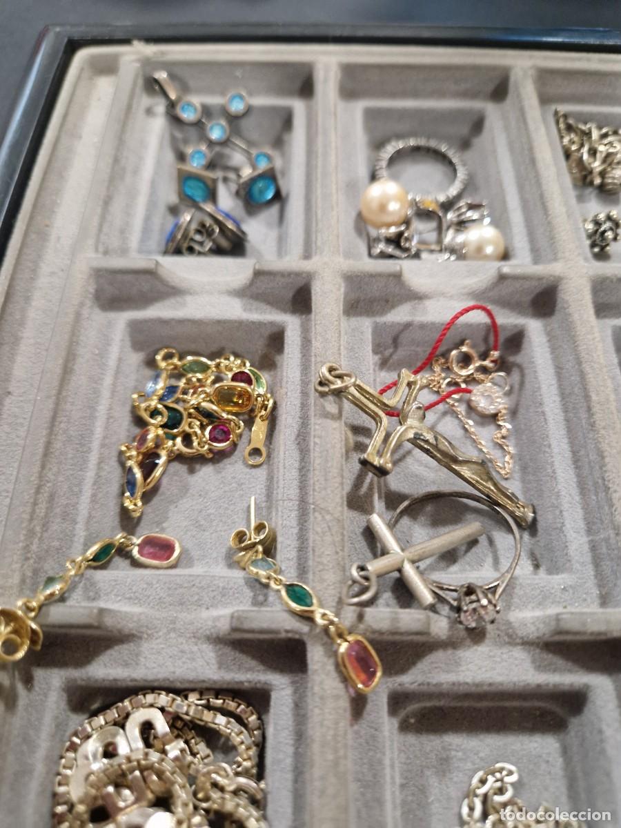 Joyeria: Lote de m&aacute;s de 40 objetos de plata y plata dorada. - Foto 18