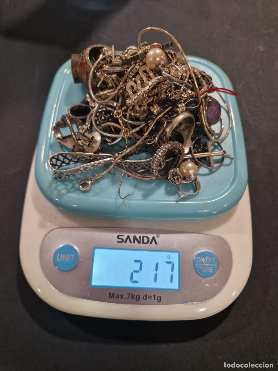 Joyeria: Lote de m&aacute;s de 40 objetos de plata y plata dorada. - Foto 21