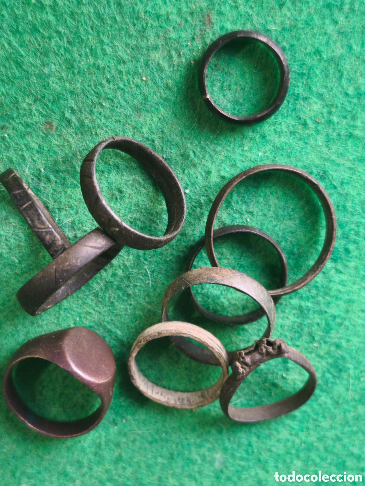 Joyeria: Lote anillos antiguos varias medidas