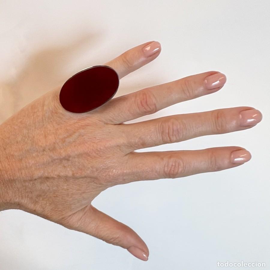Joyeria: Anillo de Plata y Piedra Cornalina