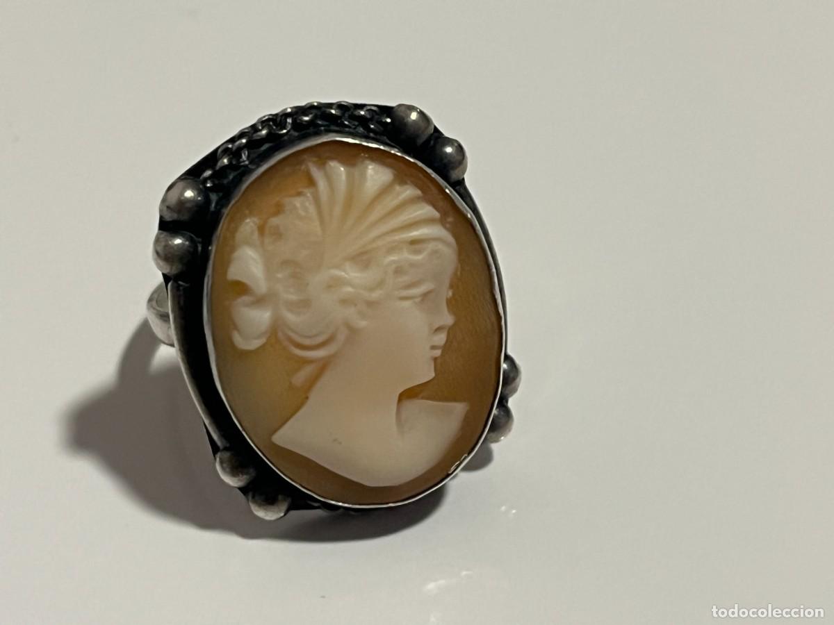 Joyeria: CI 1930 Anillo camafeo montado en plata - Foto 2