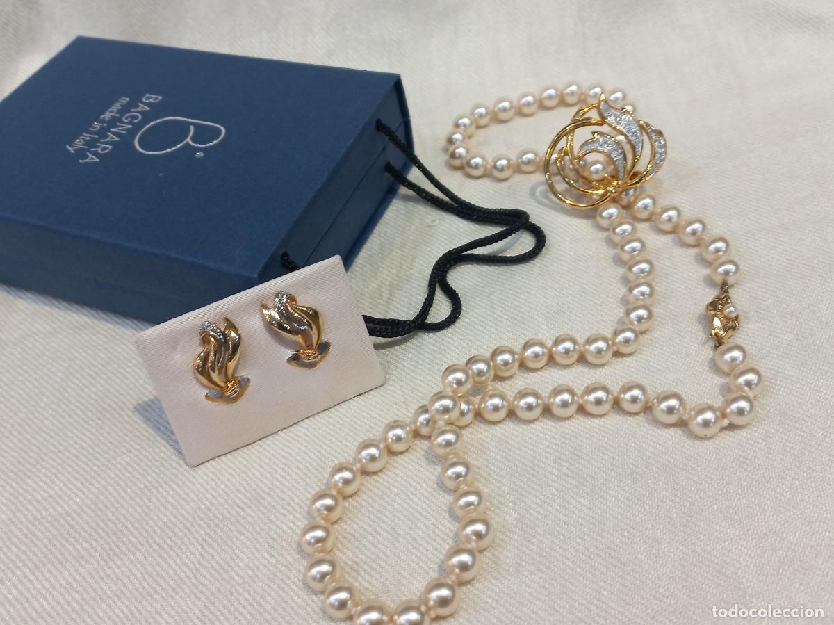 Joyeria: COLLAR PERLAS (30cm) CENTRO/BROCHE (opcional) Y PENDIENTES - Foto 9