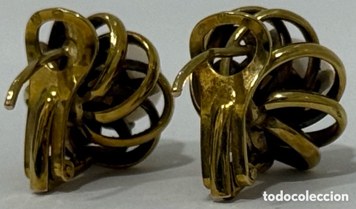 Joyeria: ANTIGUOS PENDIENTES ORO 18k Y PERLAS - Foto 19