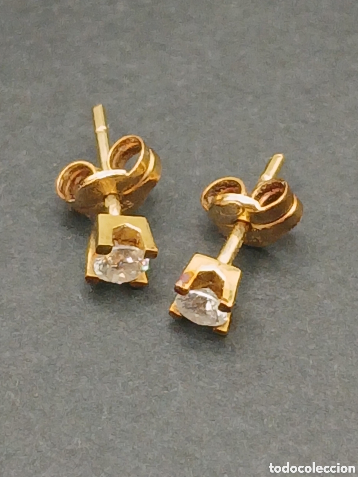 Joyeria: Pendientes oro 18quilates y diamantes - Foto 2