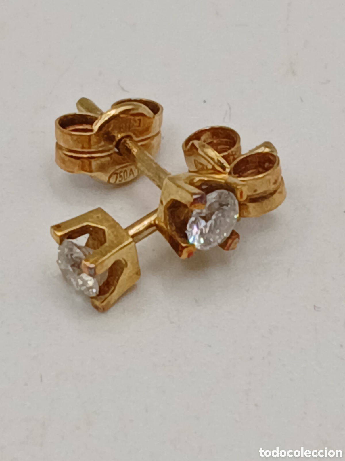 Joyeria: Pendientes oro 18quilates y diamantes
