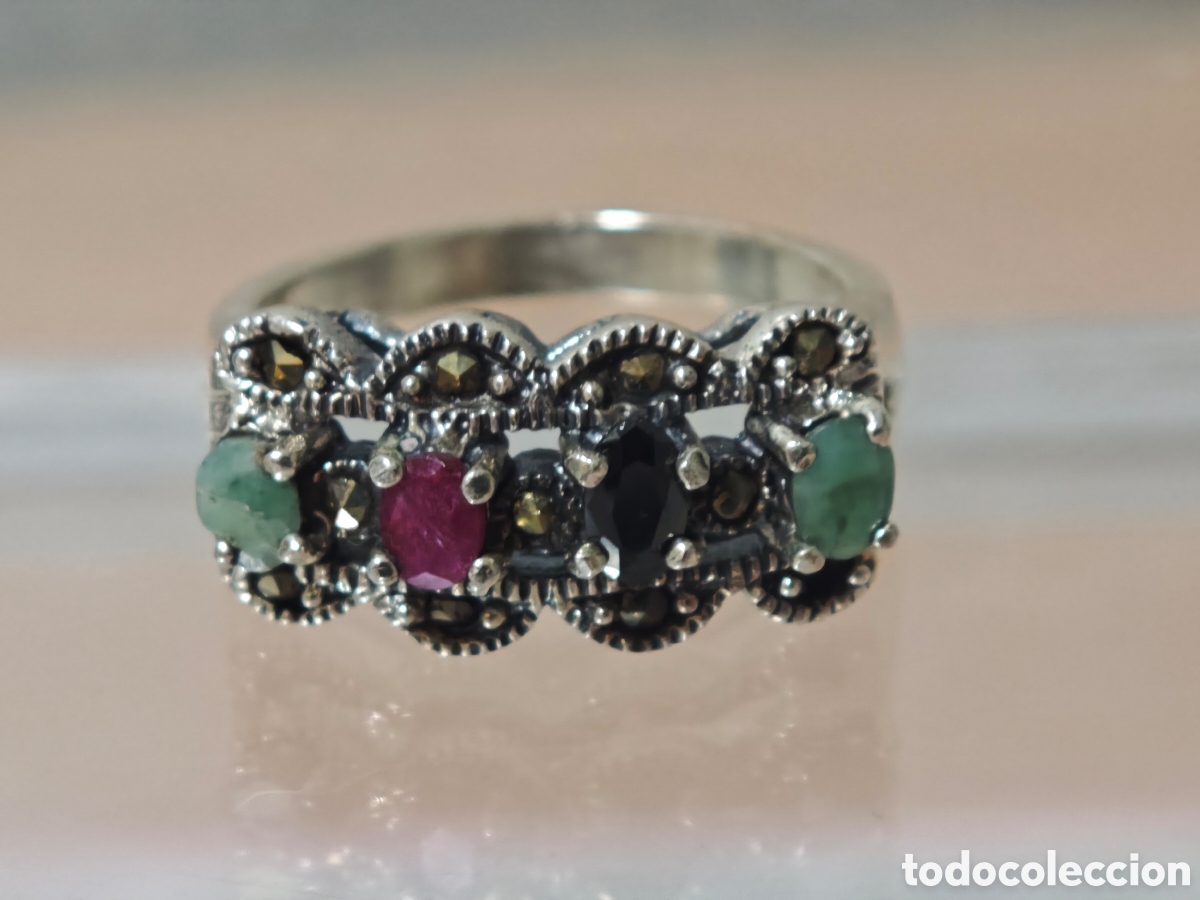 Joyeria: Precioso anillo plata de ley arte deco