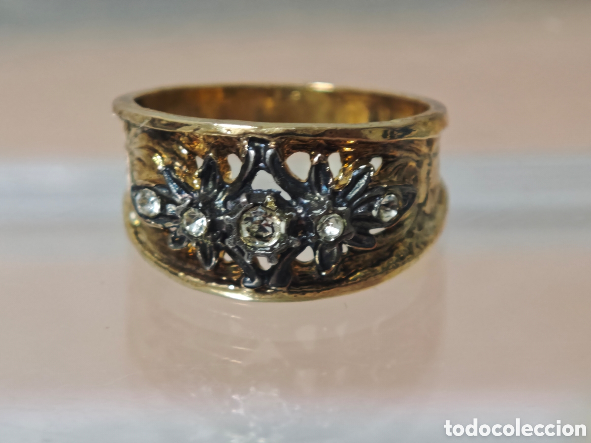 Joyeria: Anillo antiguo isabelino en plata de ley - Foto 2
