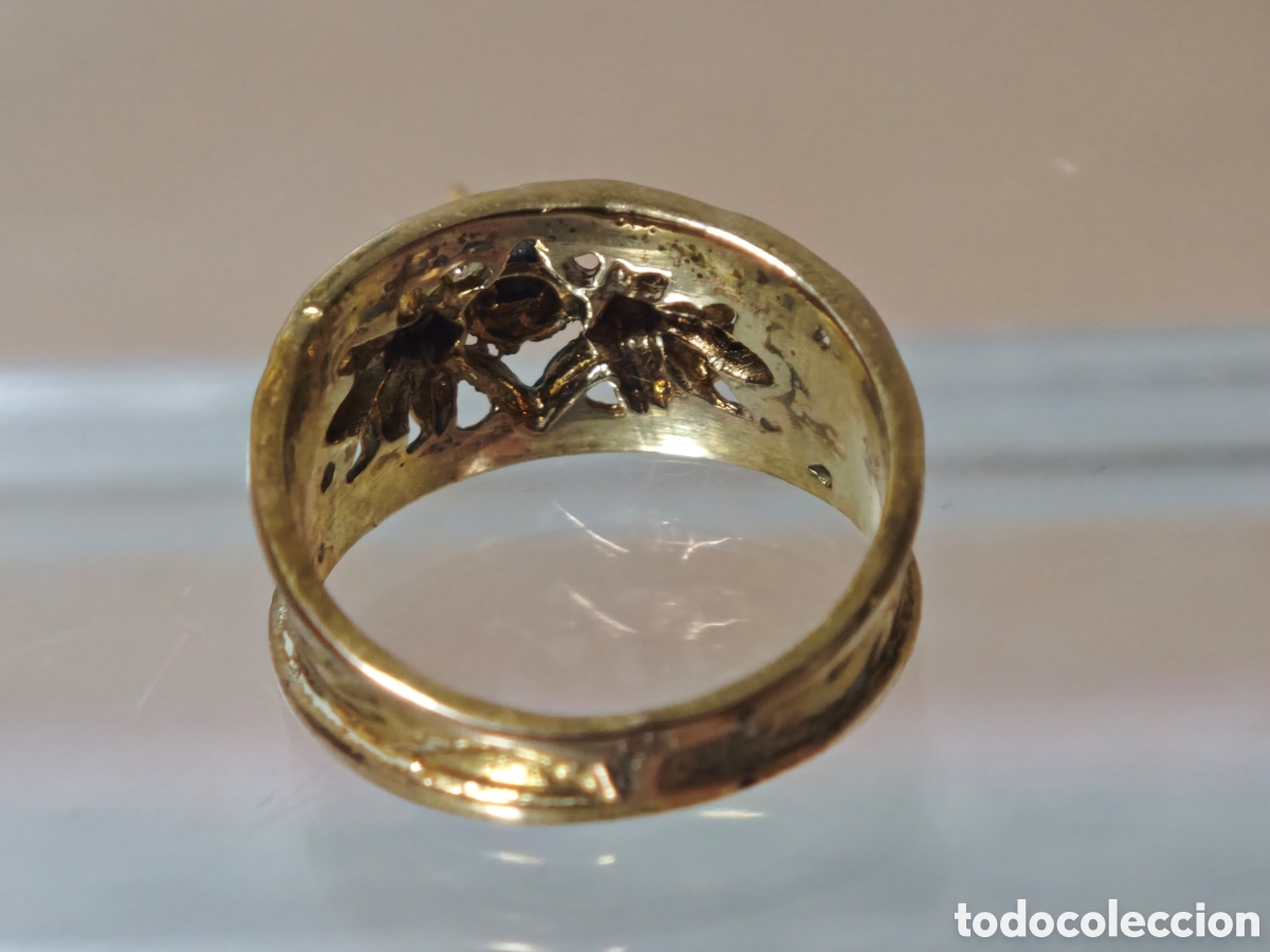 Joyeria: Anillo antiguo isabelino en plata de ley - Foto 3