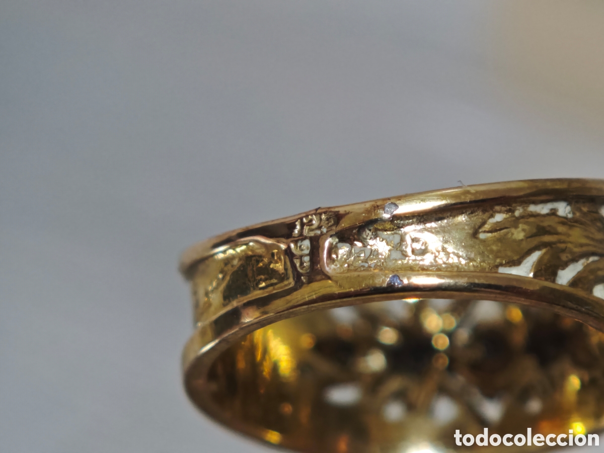 Joyeria: Anillo antiguo isabelino en plata de ley - Foto 6