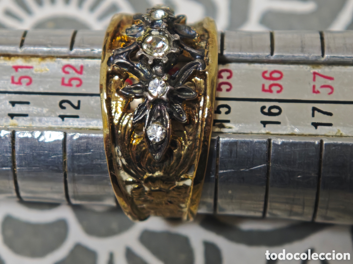 Joyeria: Anillo antiguo isabelino en plata de ley - Foto 7