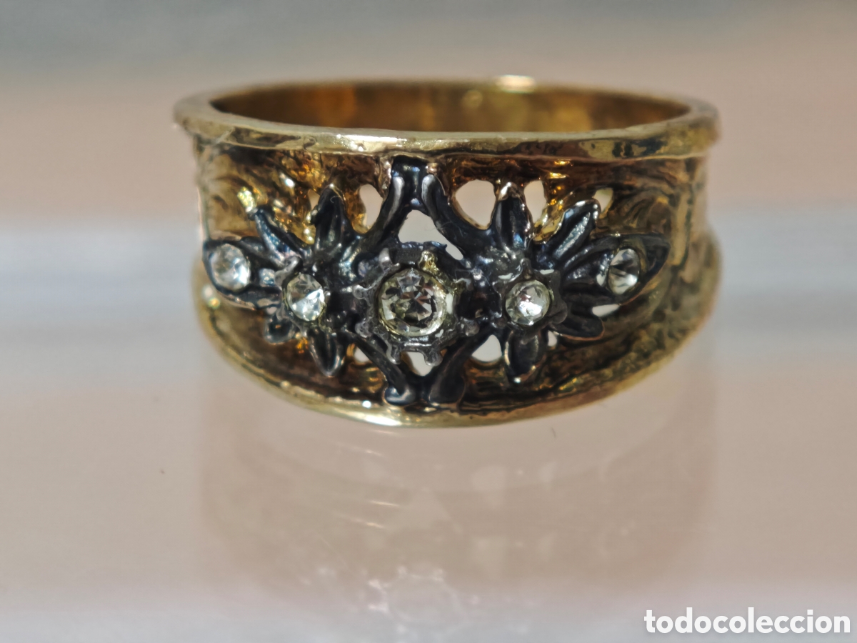 Joyeria: Anillo antiguo isabelino en plata de ley - Foto 8