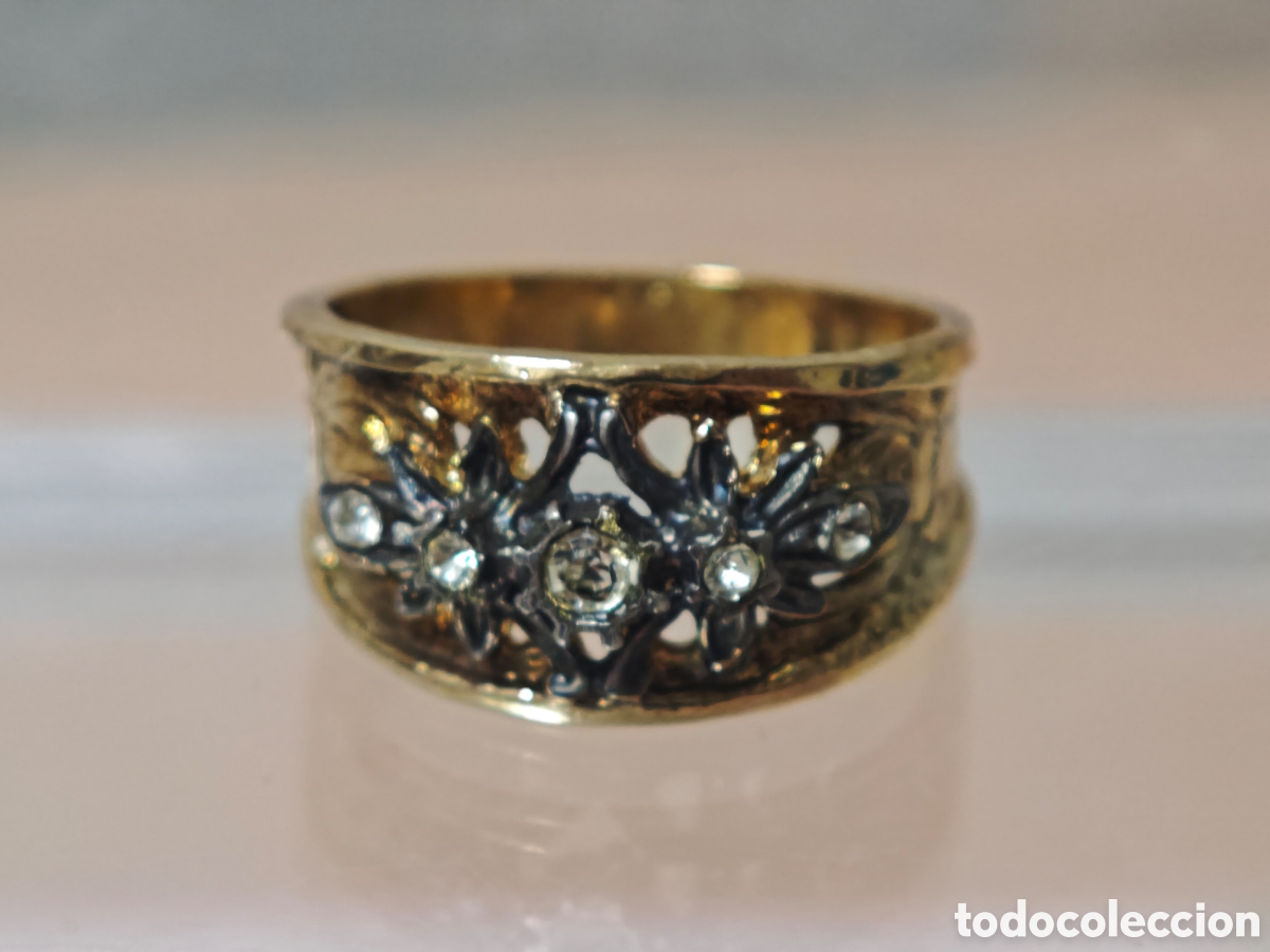 Joyeria: Anillo antiguo isabelino en plata de ley