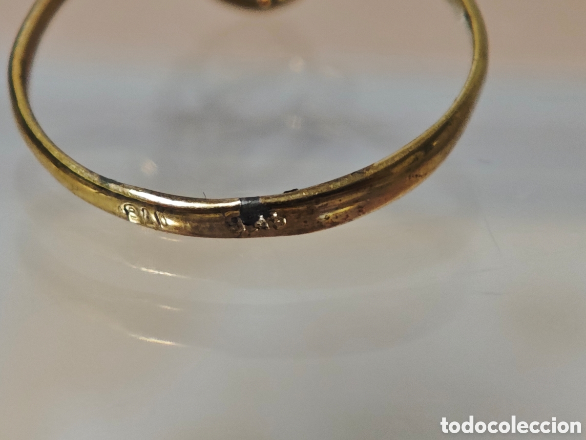 Joyeria: A anillo plata de ley con ba&ntilde;o de oro vintage ring - Foto 5
