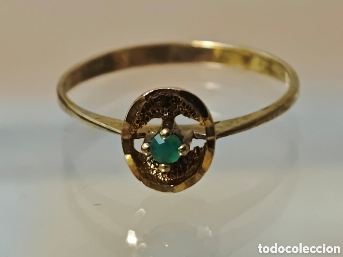 Joyeria: Anillo en plata dorada 18 quilates - Foto 2