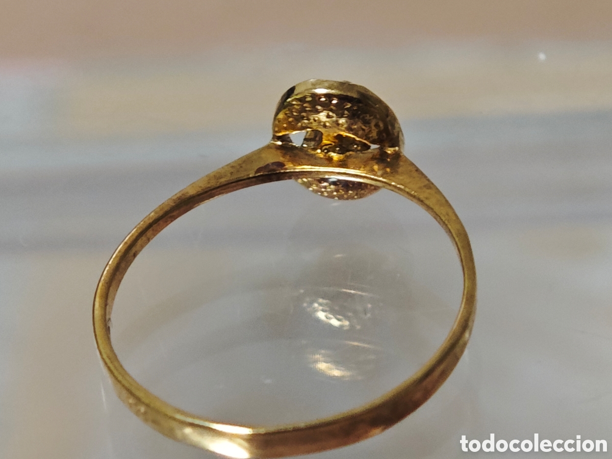 Joyeria: Anillo en plata dorada 18 quilates - Foto 3