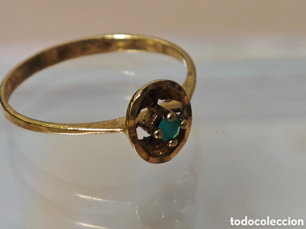 Joyeria: Anillo en plata dorada 18 quilates - Foto 4