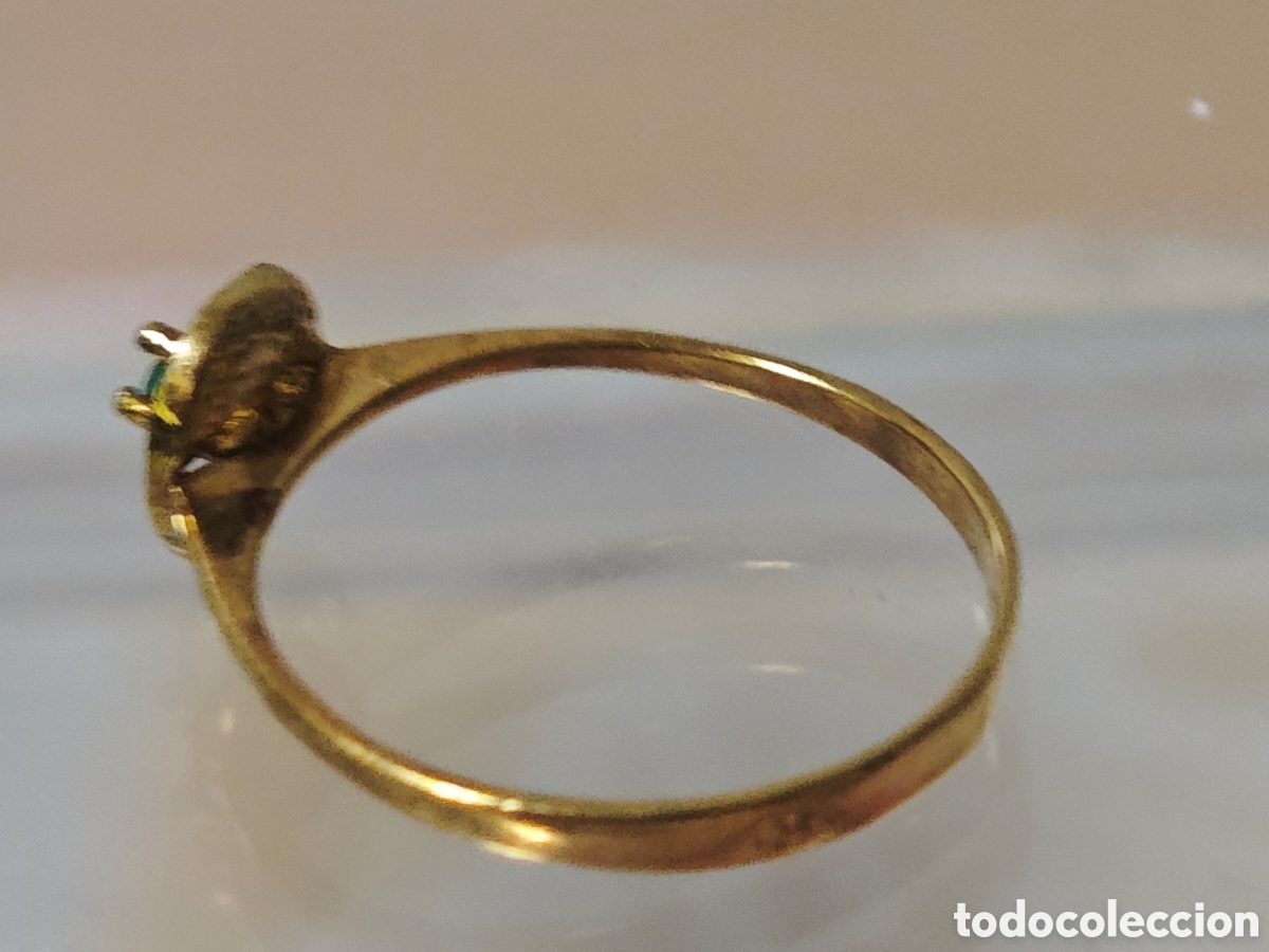 Joyeria: Anillo en plata dorada 18 quilates - Foto 6