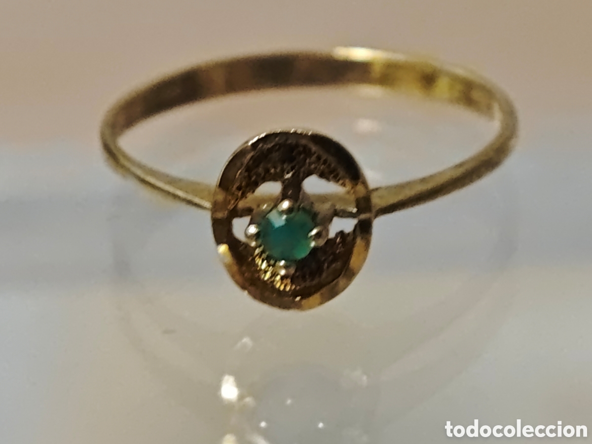 Joyeria: Anillo en plata dorada 18 quilates