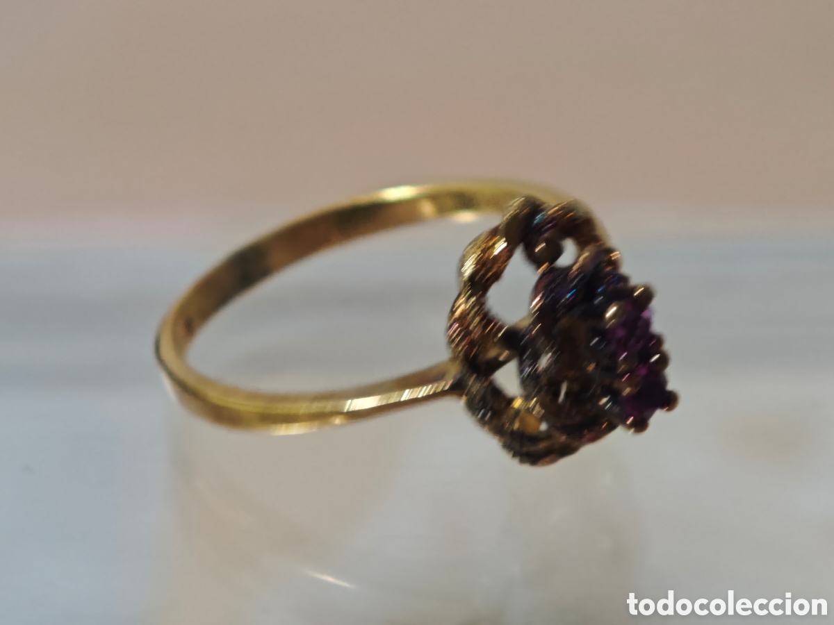 Joyeria: Anillo en plata dorada 18 quilates - Foto 4
