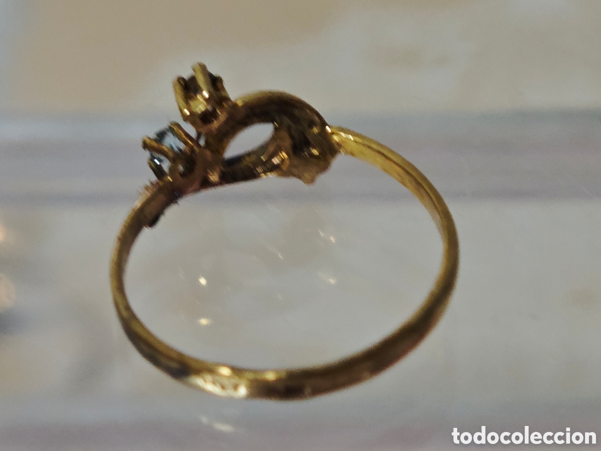 Joyeria: Anillo en plata dorada dieciocho quilates - Foto 6