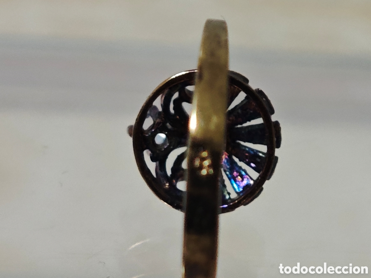 Joyeria: Anillo en plata dorada dieciocho quilates - Foto 5