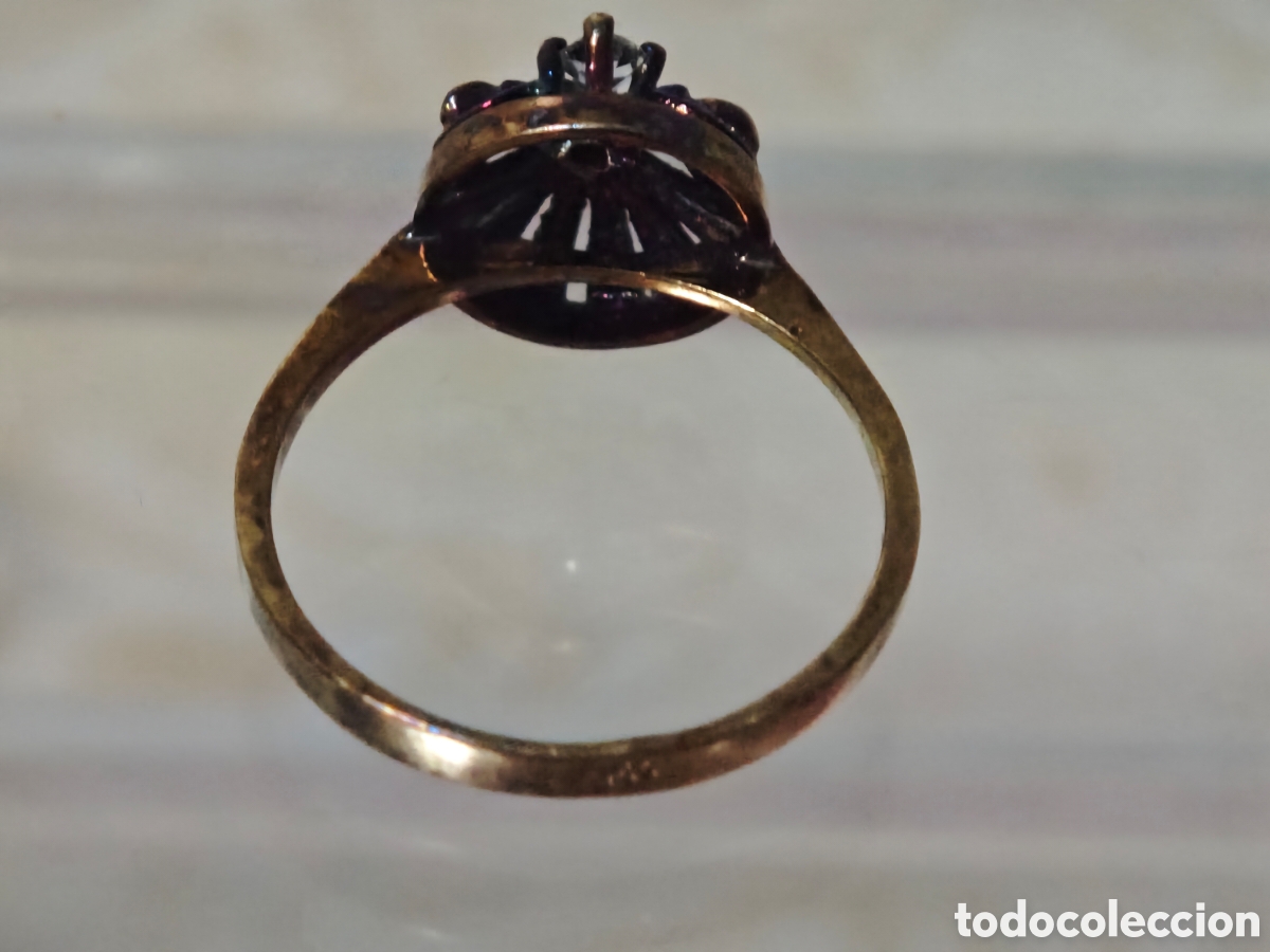 Joyeria: Anillo en plata dorada dieciocho quilates - Foto 6