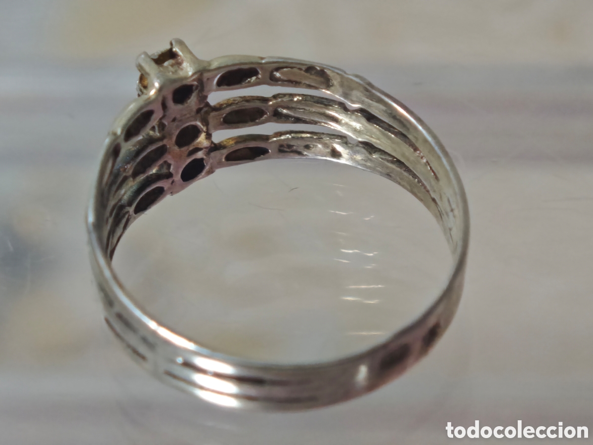 Joyeria: Anillo vintage y sterling en plata de Ley - Foto 4