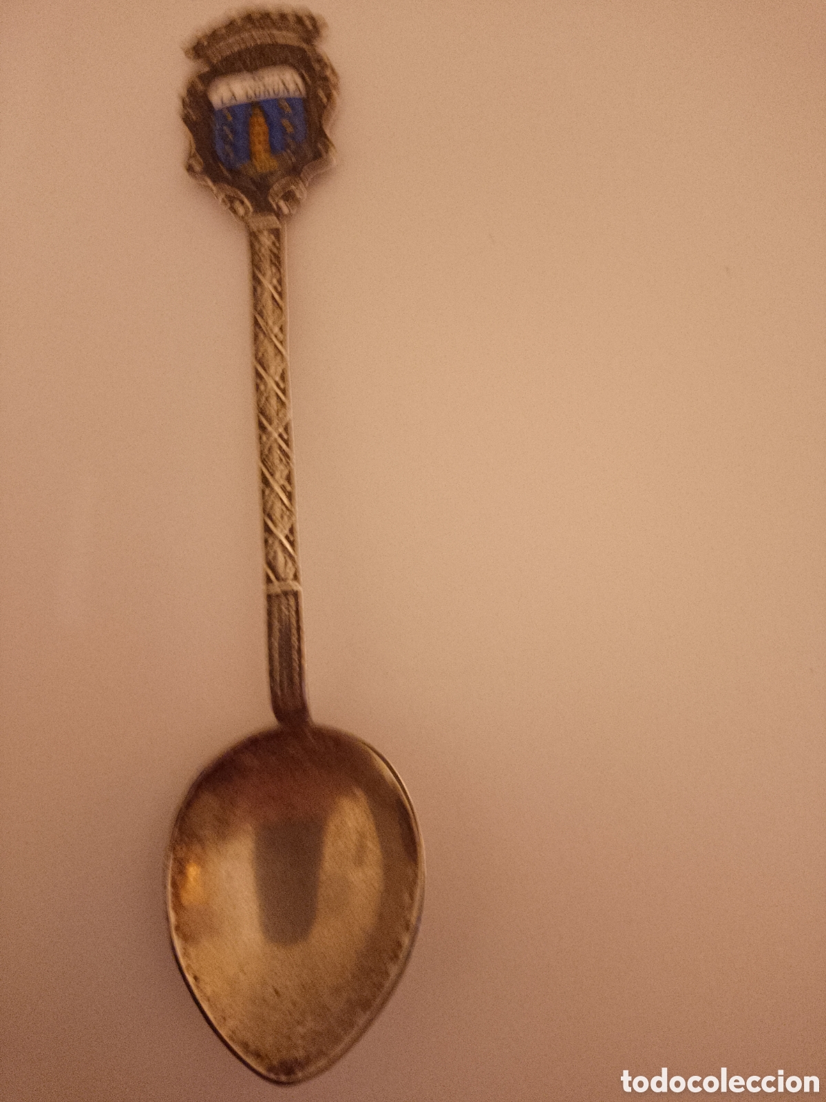 Joyeria: Cucharilla de caf&eacute; plata escudo la Coru&ntilde;a
