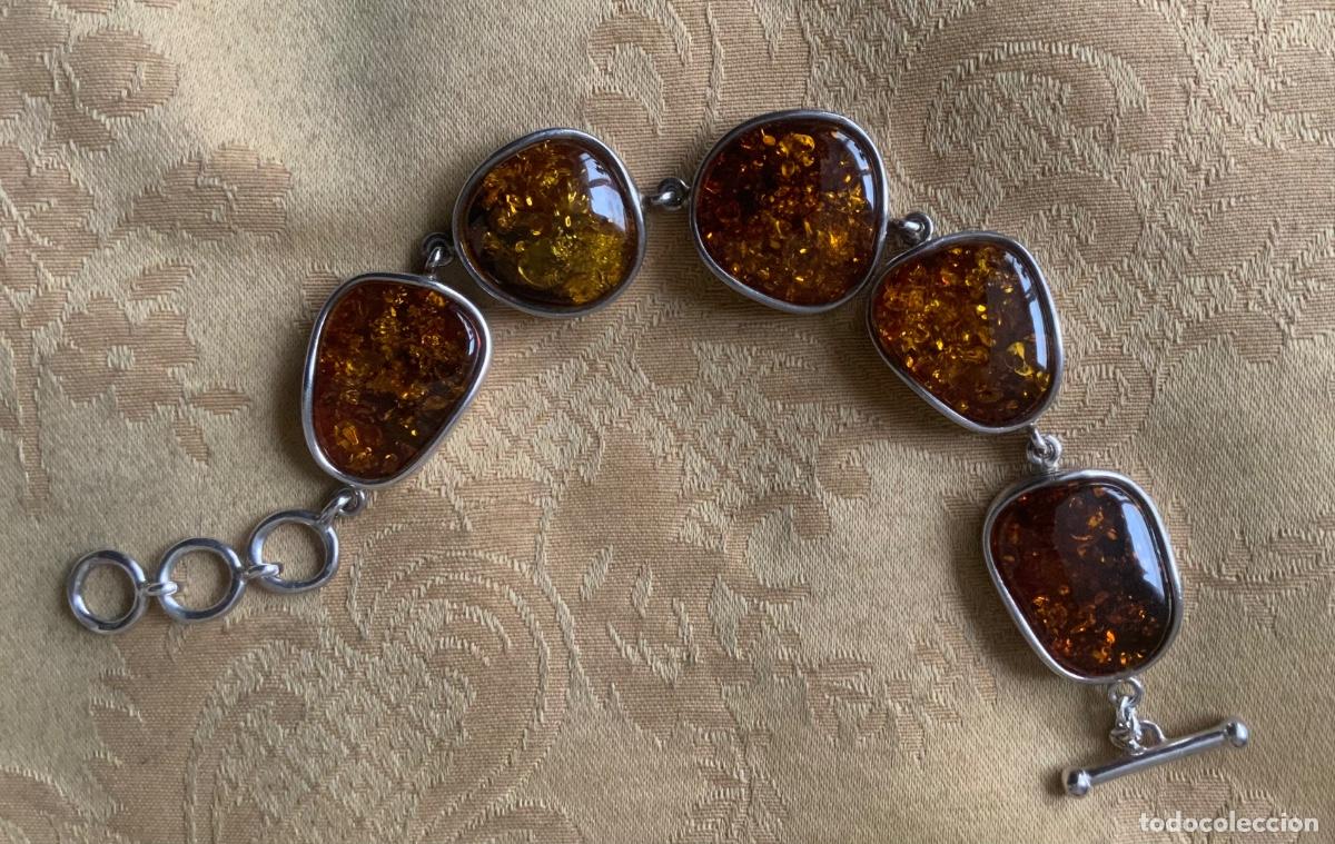 Joyeria: PULSERA &Aacute;MBAR DEL BALTICO Y PLATA 925 - Foto 2