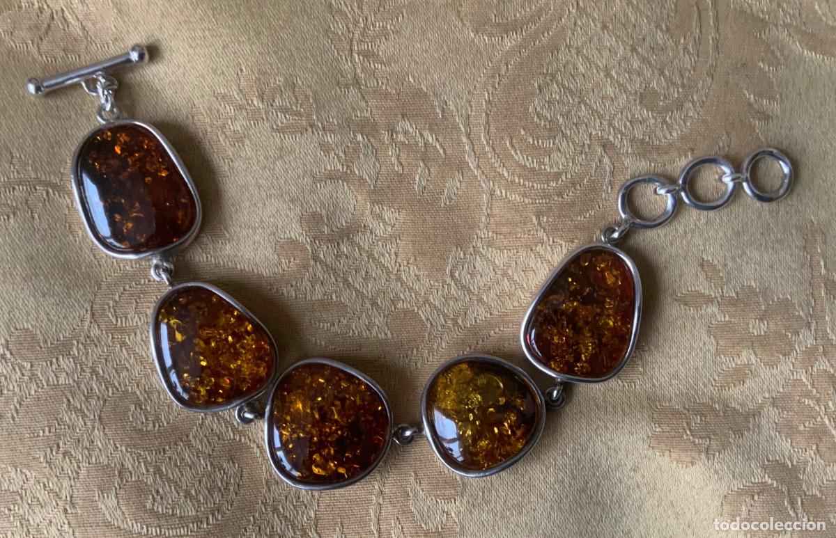 Joyeria: PULSERA &Aacute;MBAR DEL BALTICO Y PLATA 925 - Foto 3