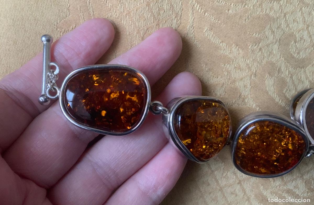Joyeria: PULSERA &Aacute;MBAR DEL BALTICO Y PLATA 925 - Foto 4