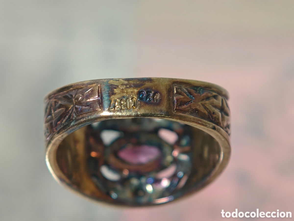 Joyeria: Anillo isabelino en plata de leyb - Foto 3