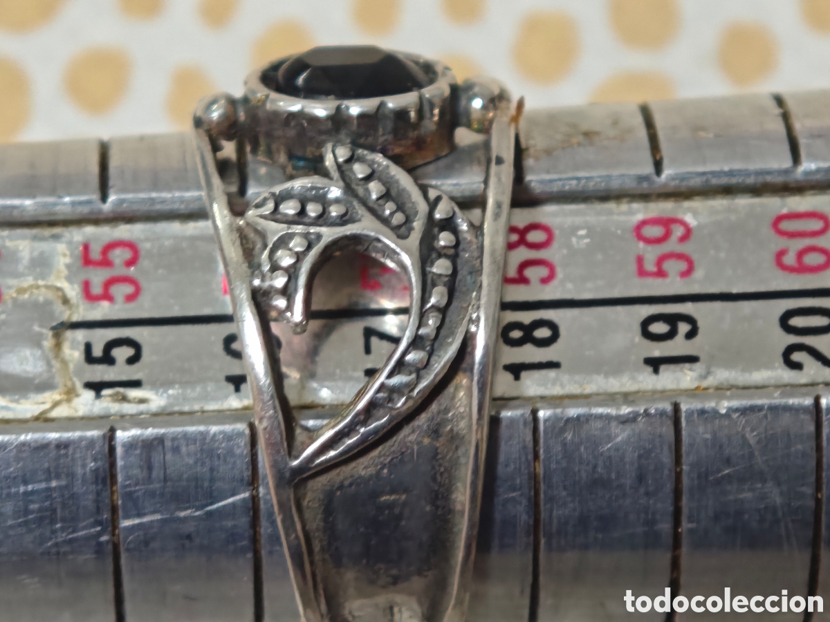 Joyeria: Anillo antiguo tipo g&oacute;tico plata de ley - Foto 4