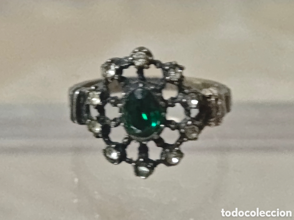 Joyeria: Anillo antiguo tipo artedeco plata de ley - Foto 2