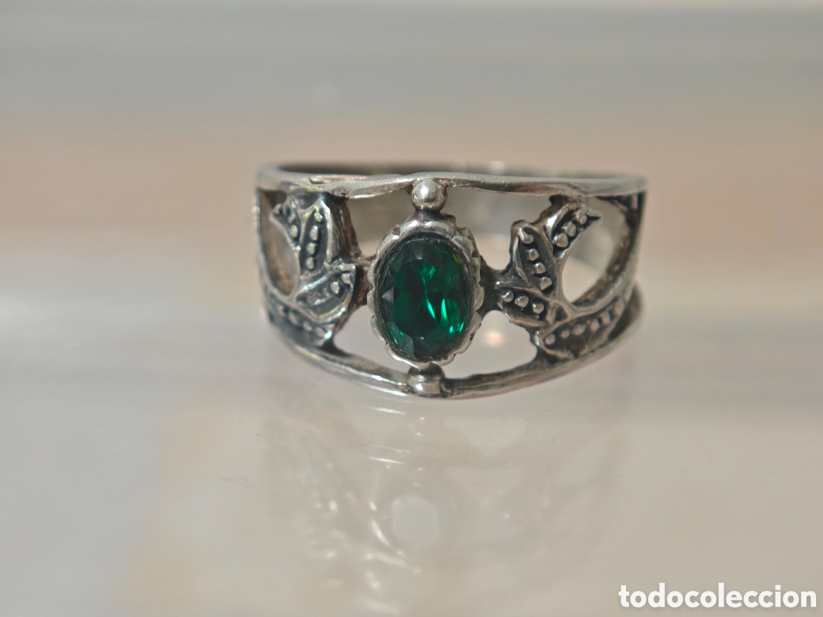 Joyeria: Anillo antiguo en plata de ley - Foto 3