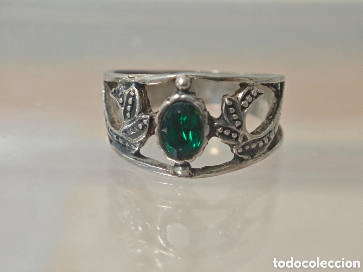 Joyeria: Anillo antiguo en plata de ley