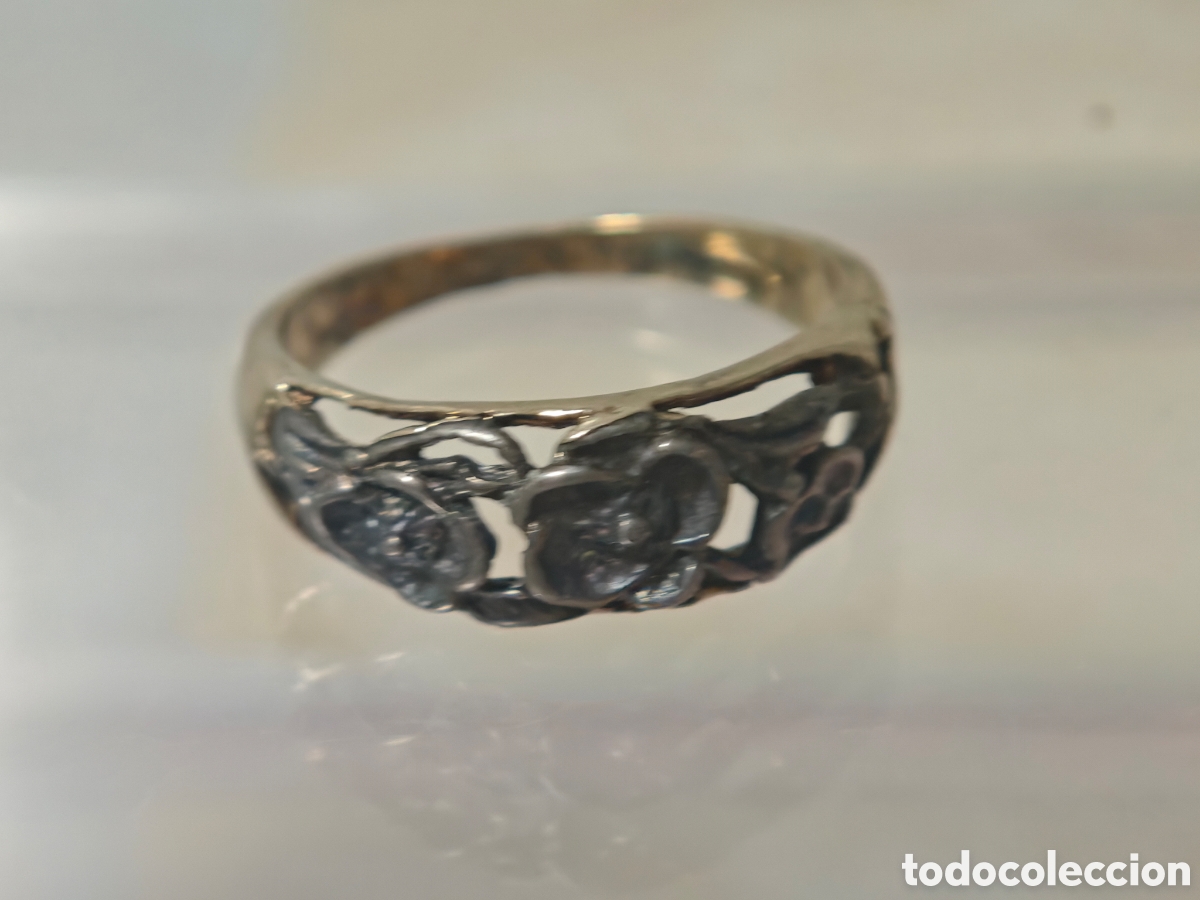 Joyeria: Anillo antiguo en plata de ley - Foto 5