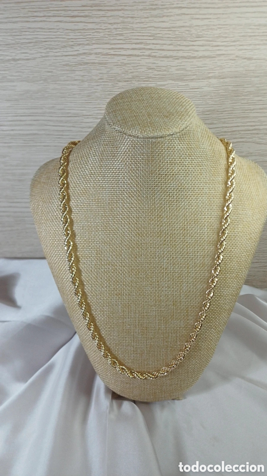 Joyeria: Cord&oacute;n Cadena Salom&oacute;nico Chapado Oro 18 k