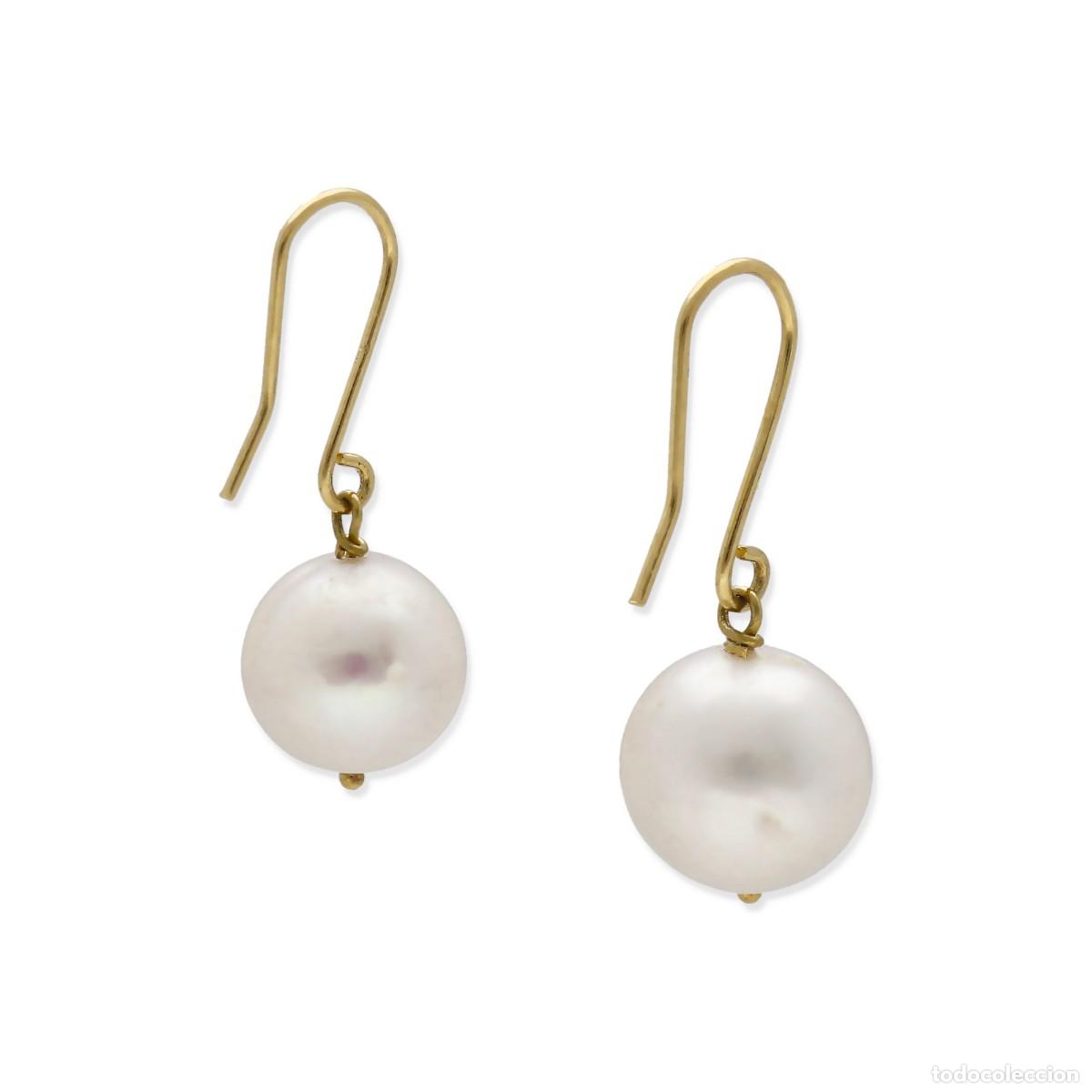 Joyeria: Pendientes largos, oro amarillo 18k y perlas FreshWater - Foto 5