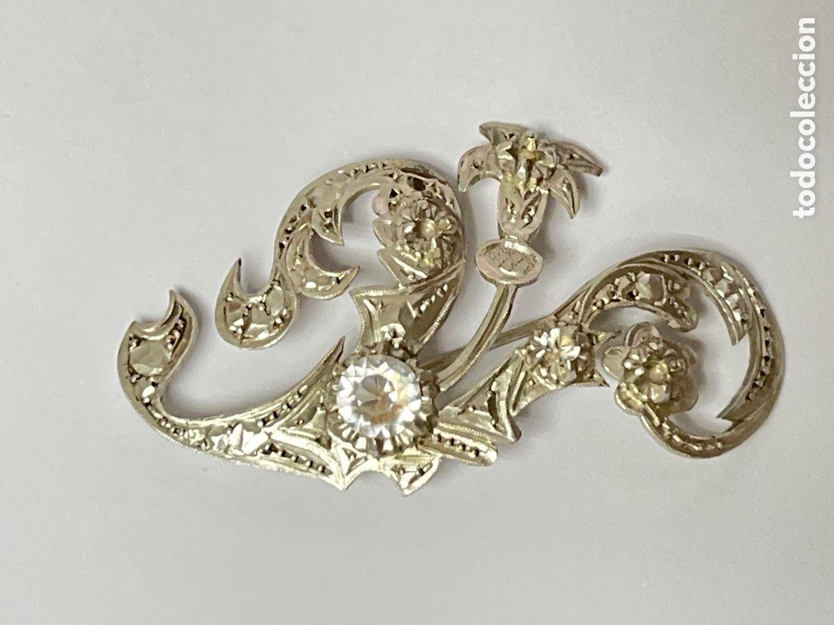 Joyeria: Broche antigua de plata B234