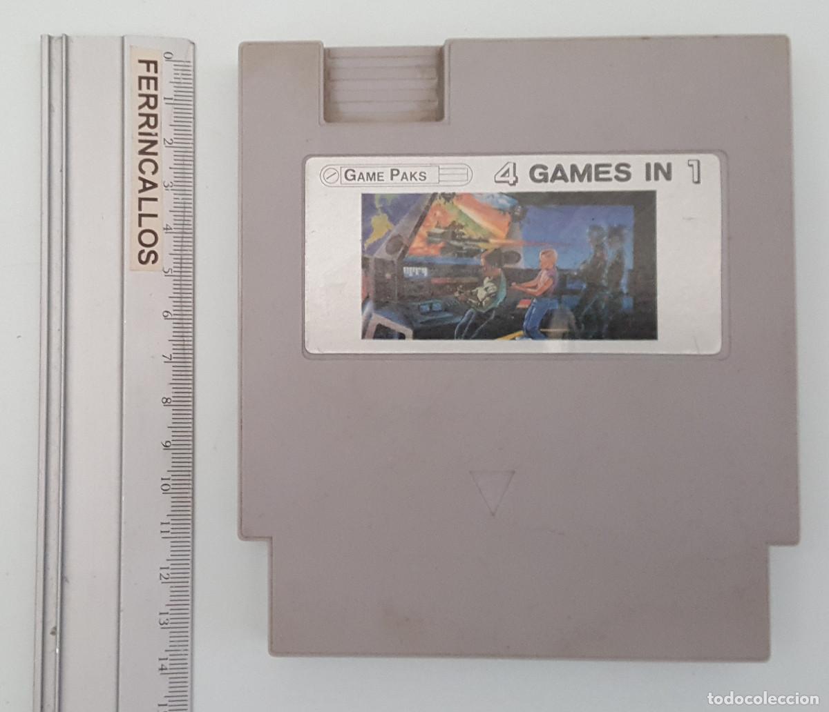 Joyeria: CARTUCHO NES 4 GAMES IN 1 - CARTUCHO MULTIJUEGOS PIRATA / CL&Oacute;NICO DE &Eacute;POCA (A&Ntilde;OS 90).