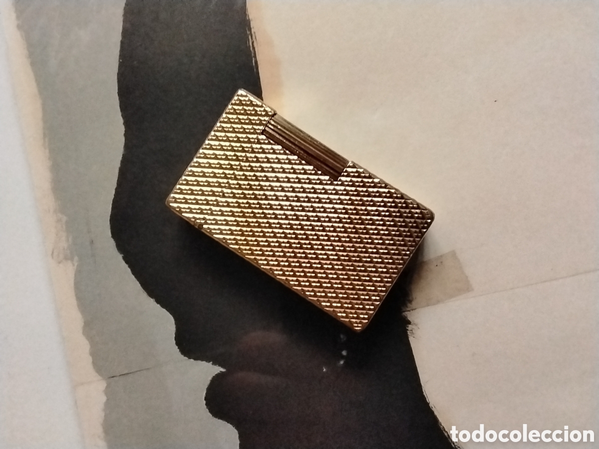 Joyeria: MECHERO DUPONT ORO GRABADO FUNCIONANDO