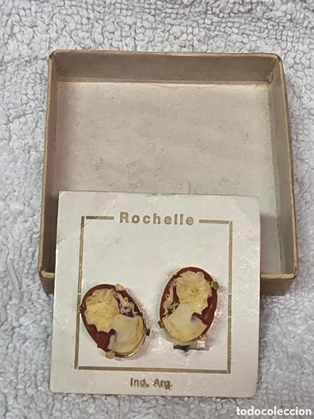 Joyeria: PAREJA DE CAMACEOS DE &Eacute;POCA Ind. Argentina