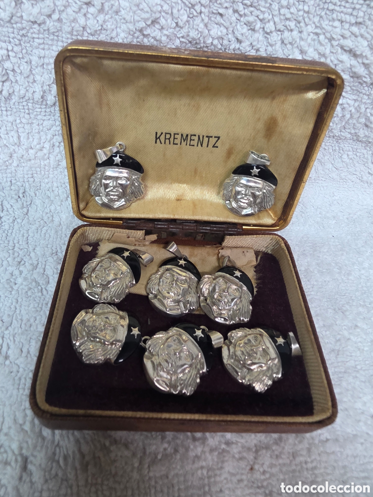 Joyeria: CHE GUEVARA LOTE DE 8 COLGANTES EN PLATA DE LEY CONTRASTADA