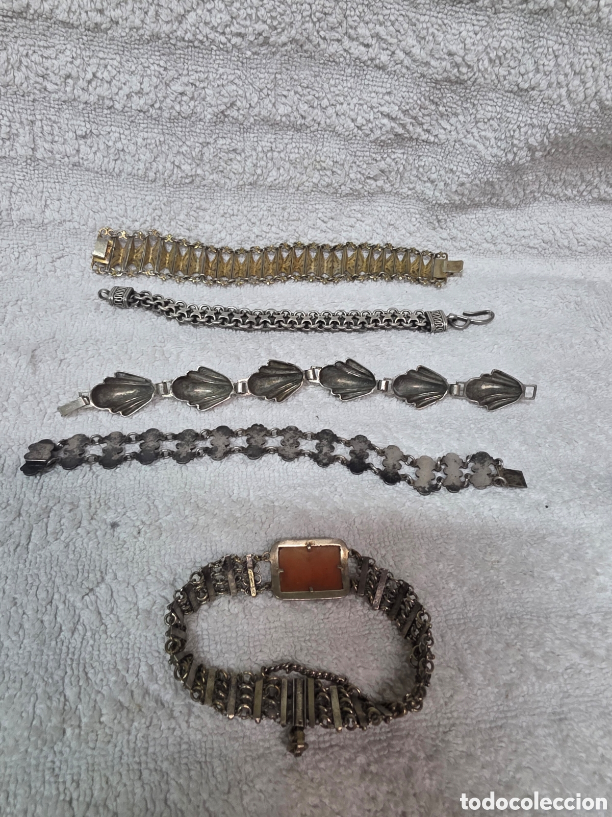 Joyeria: CONJUNTO DE 5 PULSERAS Y BRAZALETES VINTAGE - Foto 2