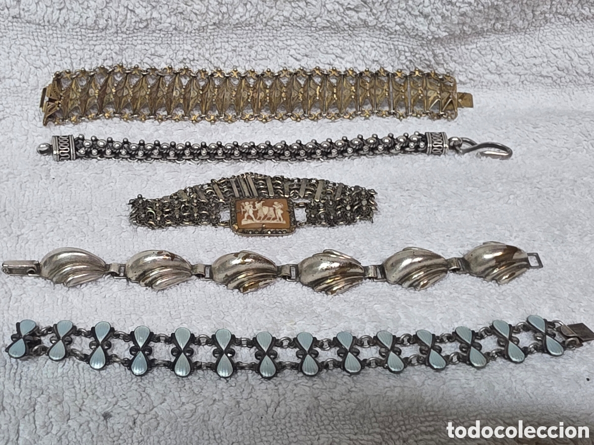 Joyeria: CONJUNTO DE 5 PULSERAS Y BRAZALETES VINTAGE