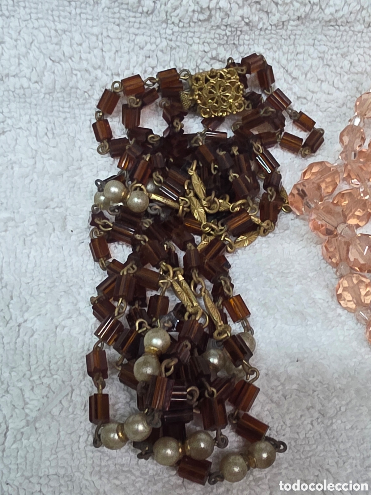 Joyeria: 2 COLLARES + PENDIENTES VINTAGE DE DIVERSAS &Eacute;POCAS - Foto 2